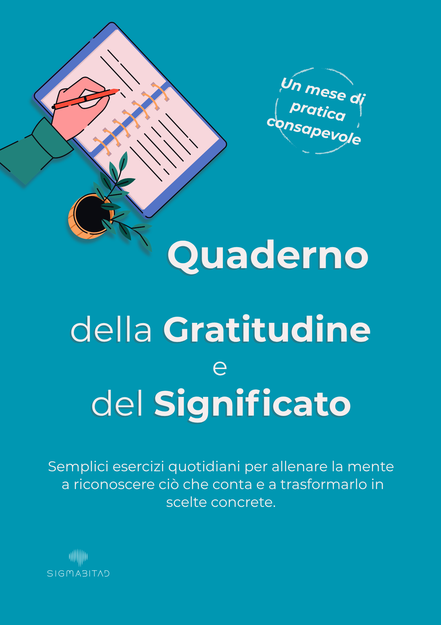 Copertina del Quaderno Digitale della Gratitudine e del Significato